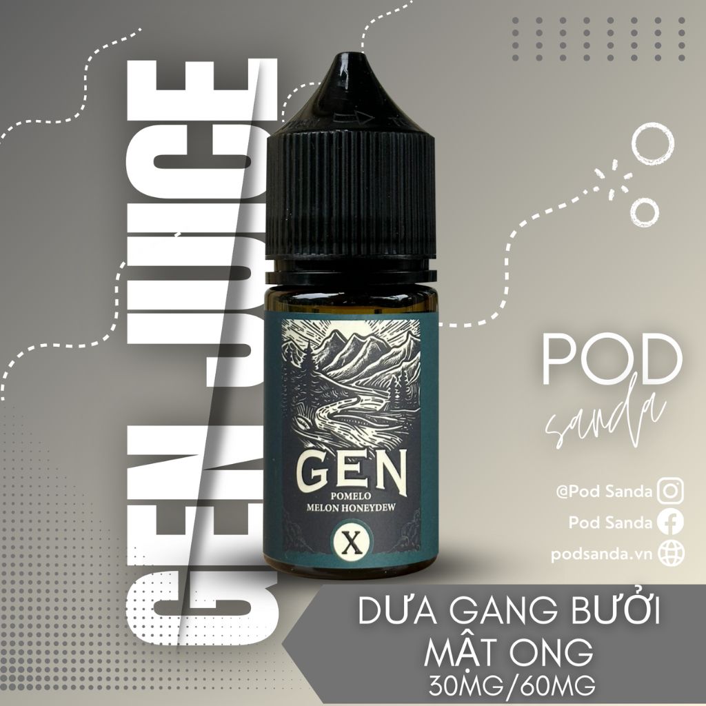 Gen Juice - Gen X - Dưa Gang Bưởi Mật Ong