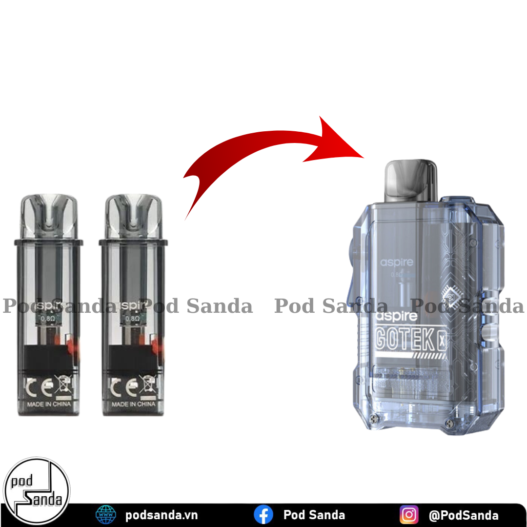ĐẦU POD RỖNG GOTEK CATRIDGE BY ASPIRE
