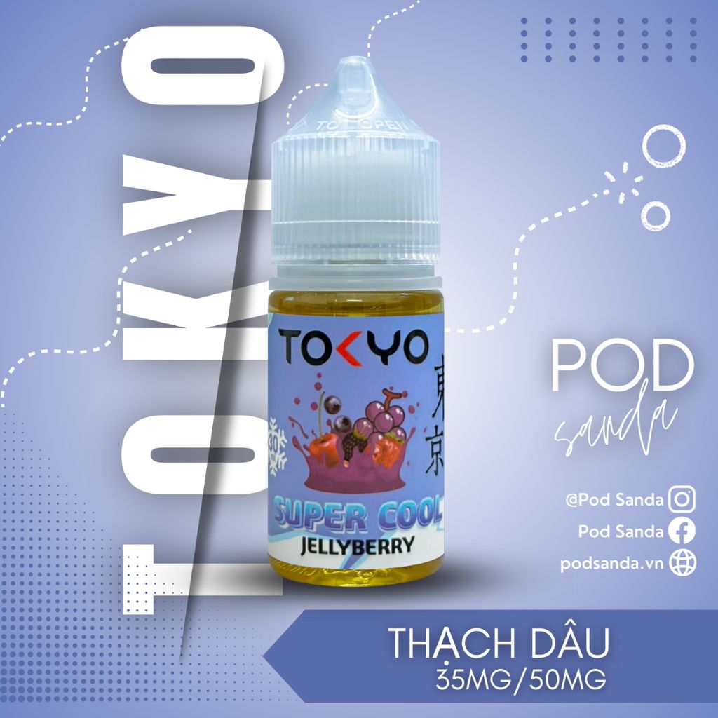 Tokyo Super Cool Thạch Dâu
