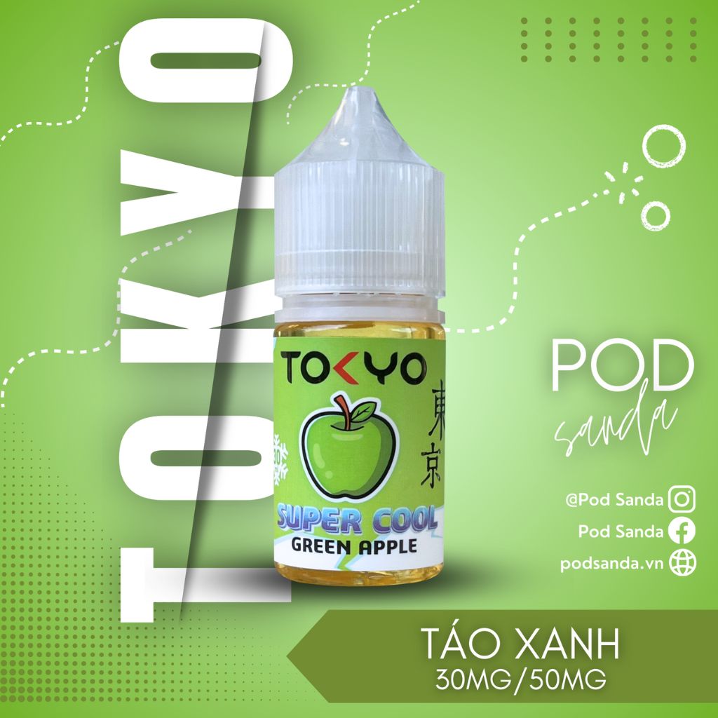 Tokyo Super Cool Táo Xanh