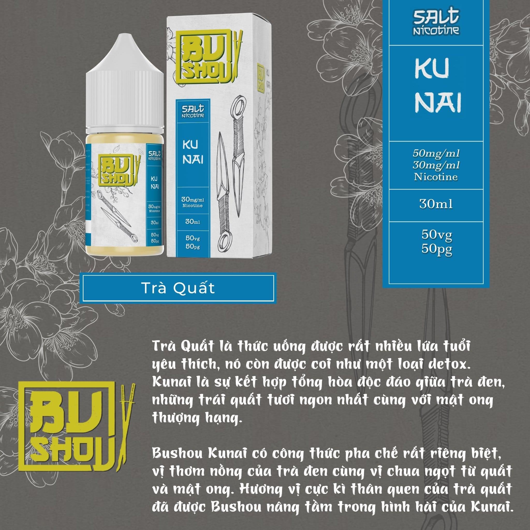Bushou Kunai Trà Quất