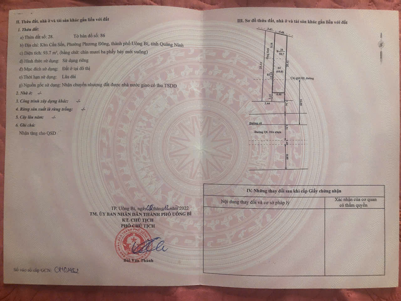 A517 - Nhà mặt tiền kinh doanh - khu cầu sến - phương Đông - yên tử