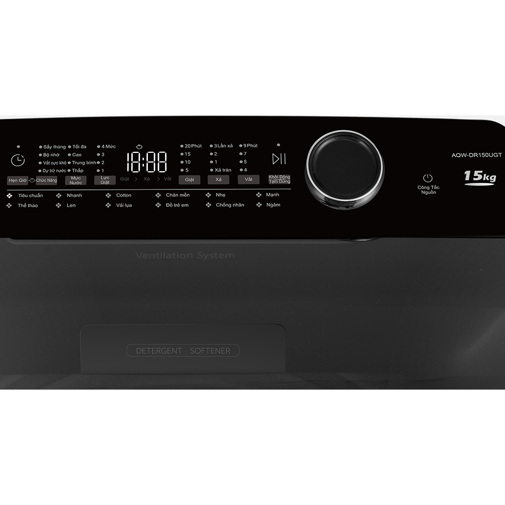 Máy giặt Aqua Inverter 15 kg AQW-DR150UGT PS