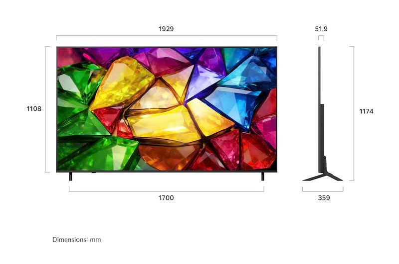 Smart Tivi LG Micro RGB 4K 86 Inch 86MRGB86BSA