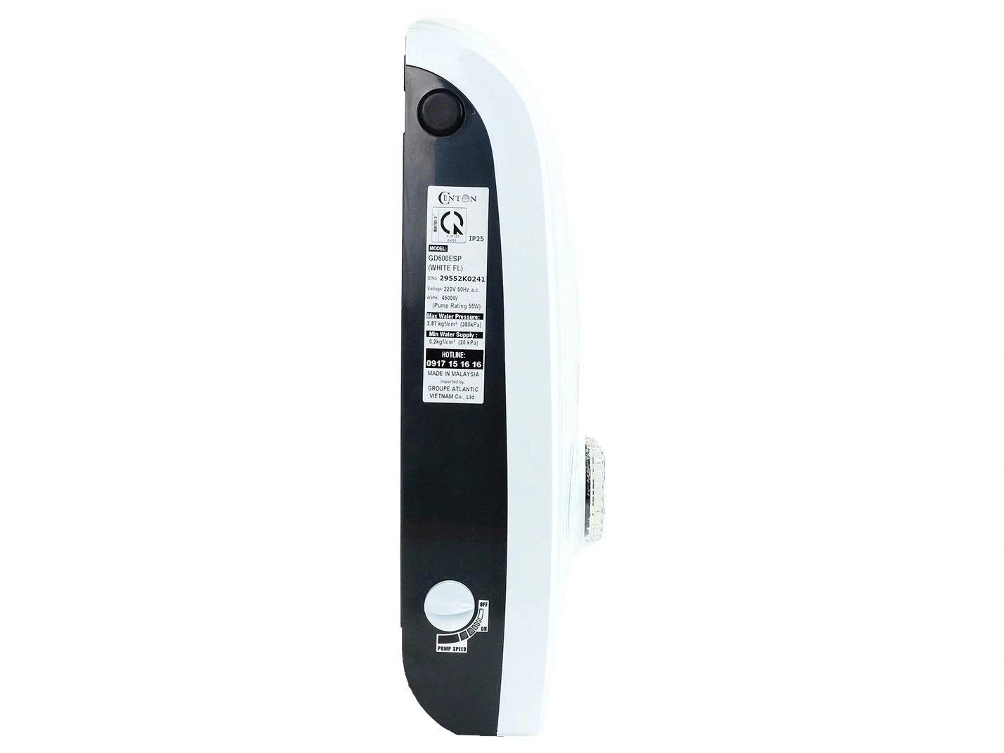 Máy nước nóng trực tiếp Centon 5500W GD600ESP FL