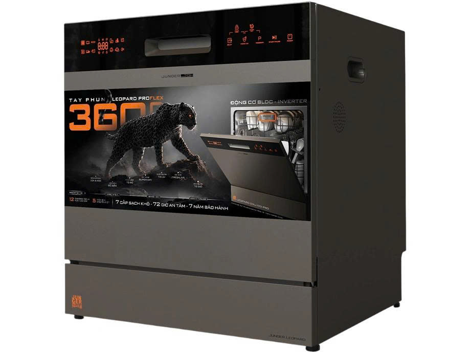 Máy rửa bát Junger Leopard DWJ-133-PRO