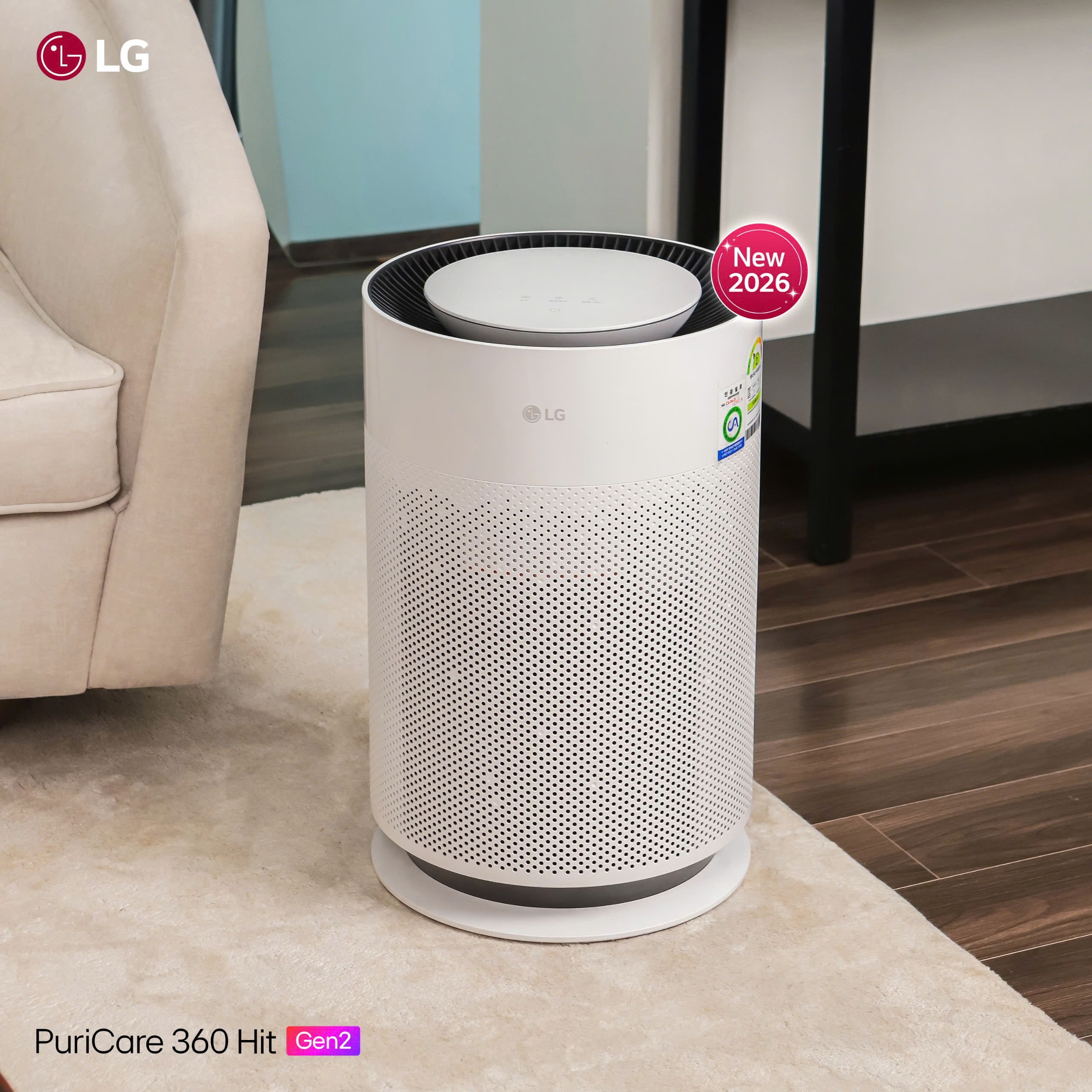 Máy lọc không khí LG PuriCare 360 Hit Gen 2 AS60GHHG0