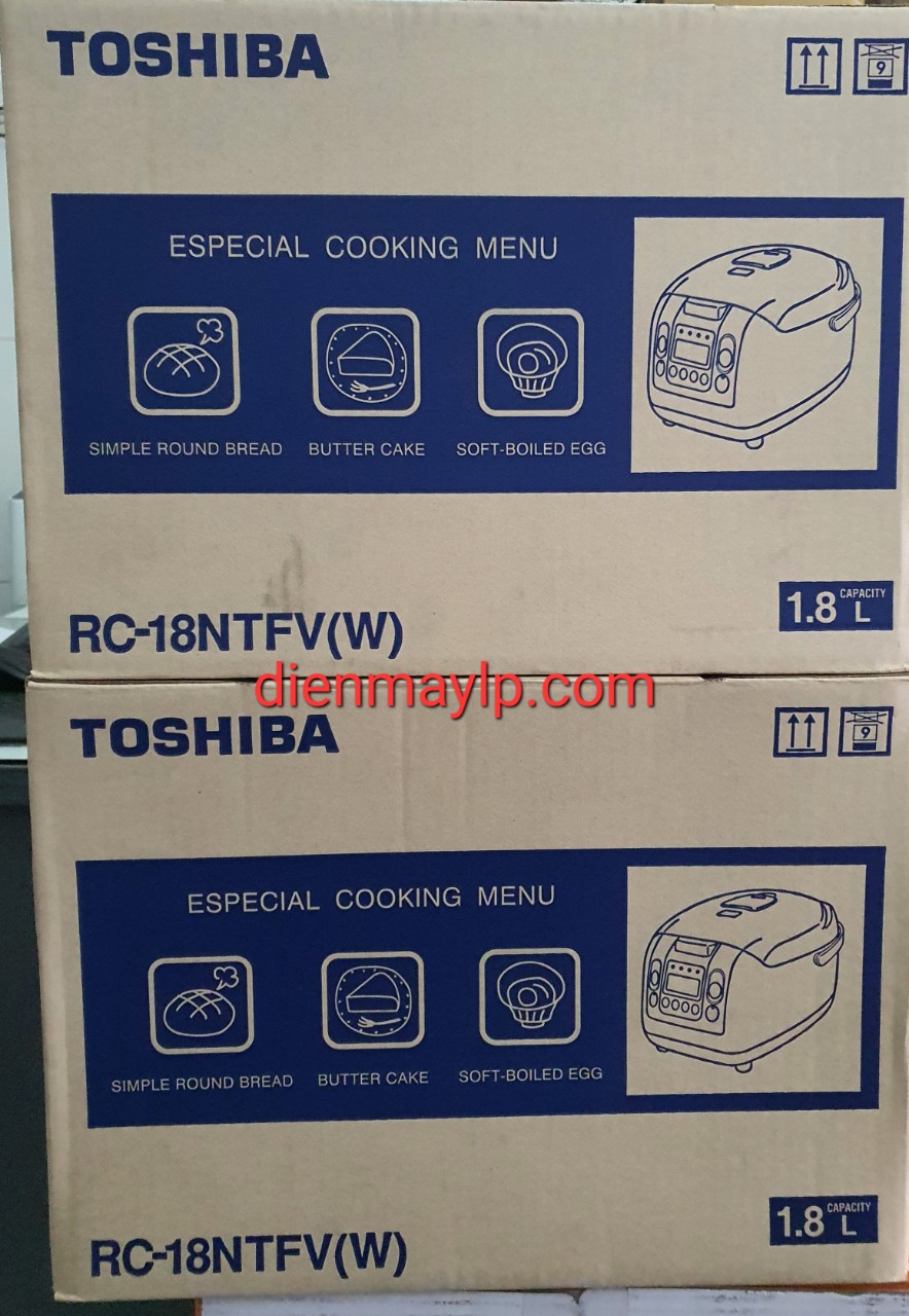Nồi Cơm Điện Tử Toshiba RC-18NTFV(W) 1.8 lít