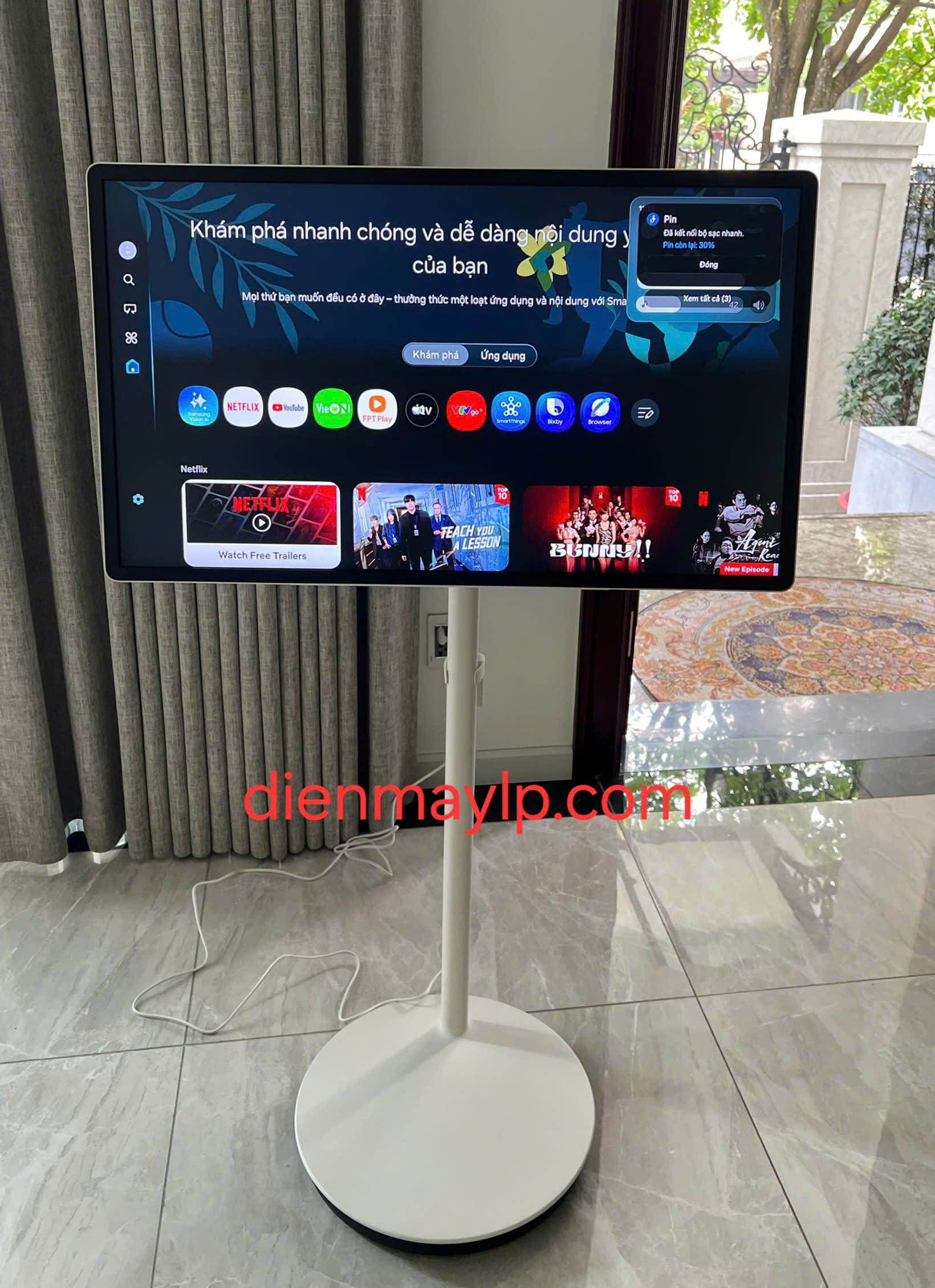 Màn hình cảm ứng di động The Movingstyle Samsung 27 Inch UA27LSM7FAXXXV