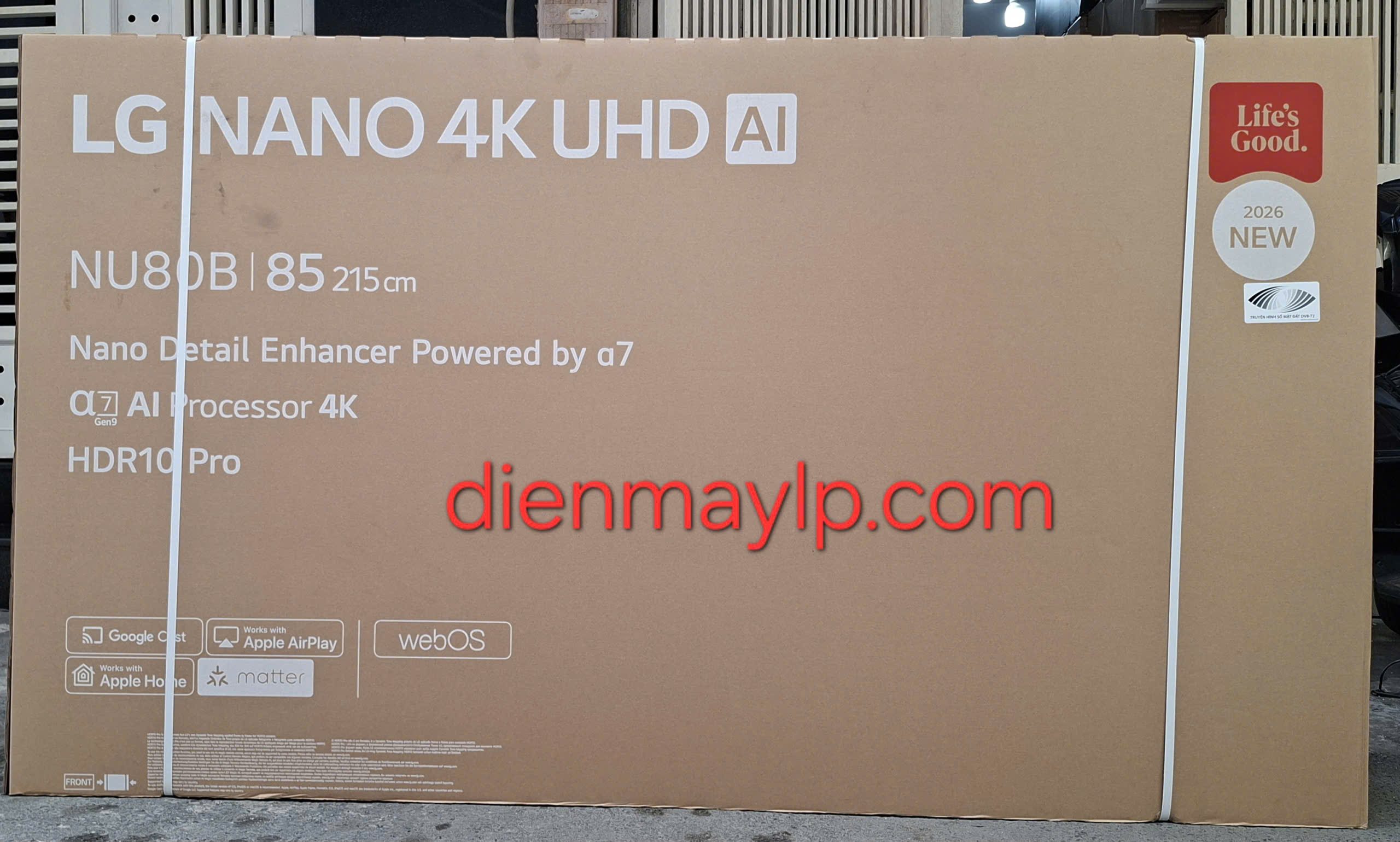 Smart Tivi LG AI 4K 85 inch 85NU805BPSB