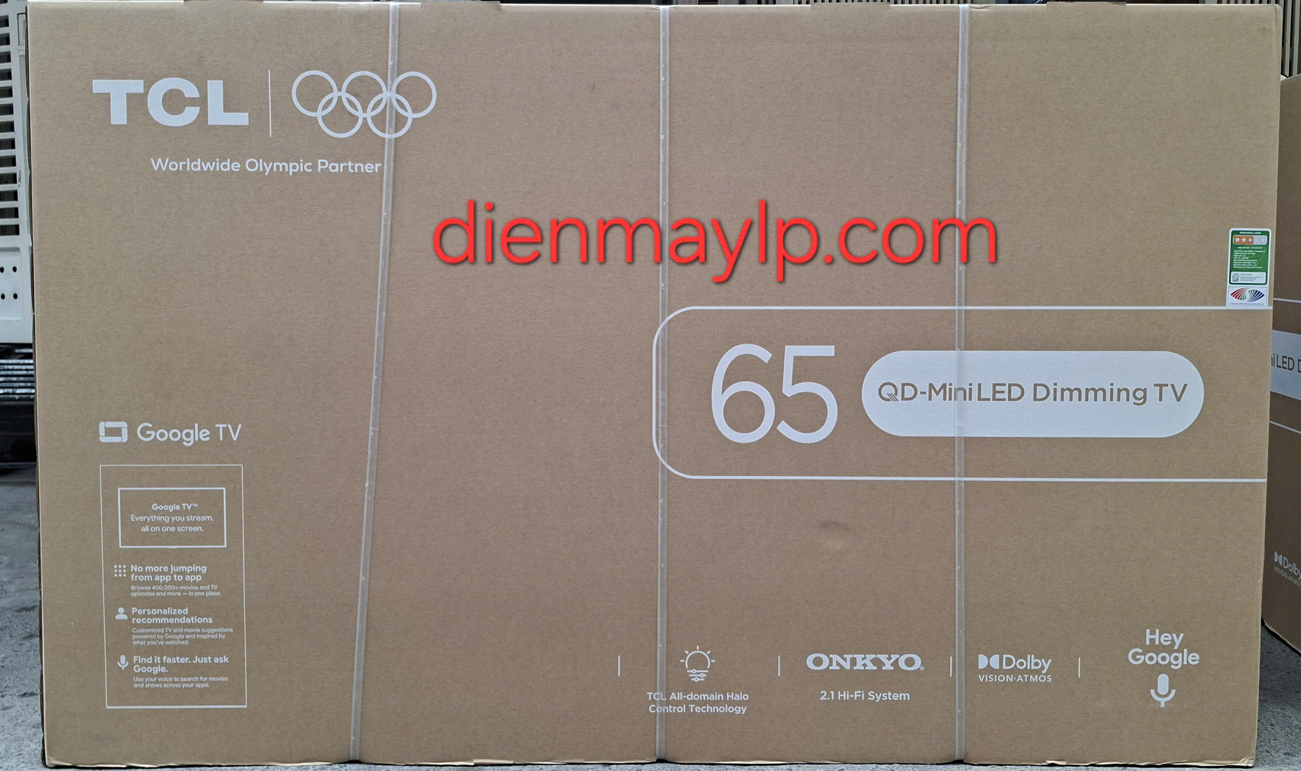 Google Tivi Premium QD-Mini LED TCL 4K 65 inch 65P8LS