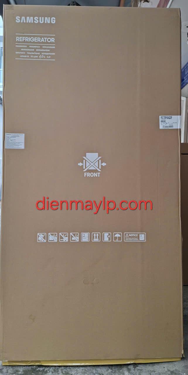 Tủ lạnh Samsung Inverter 655 lít Side By Side RS70F65Q3FSV