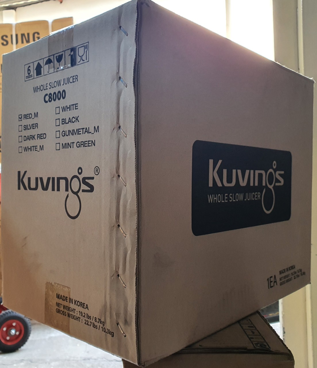 Máy ép trái cây tốc độ chậm Kuvings C8000 (đỏ)