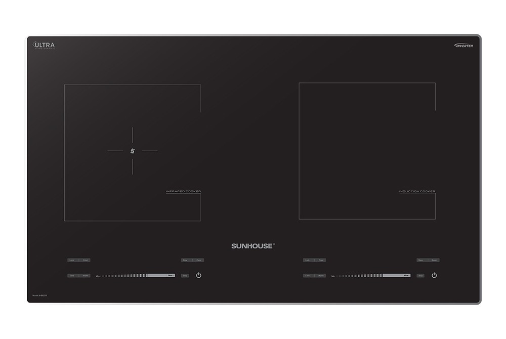 Bếp đôi điện từ hồng ngoại Sunhouse Mama SHB82311