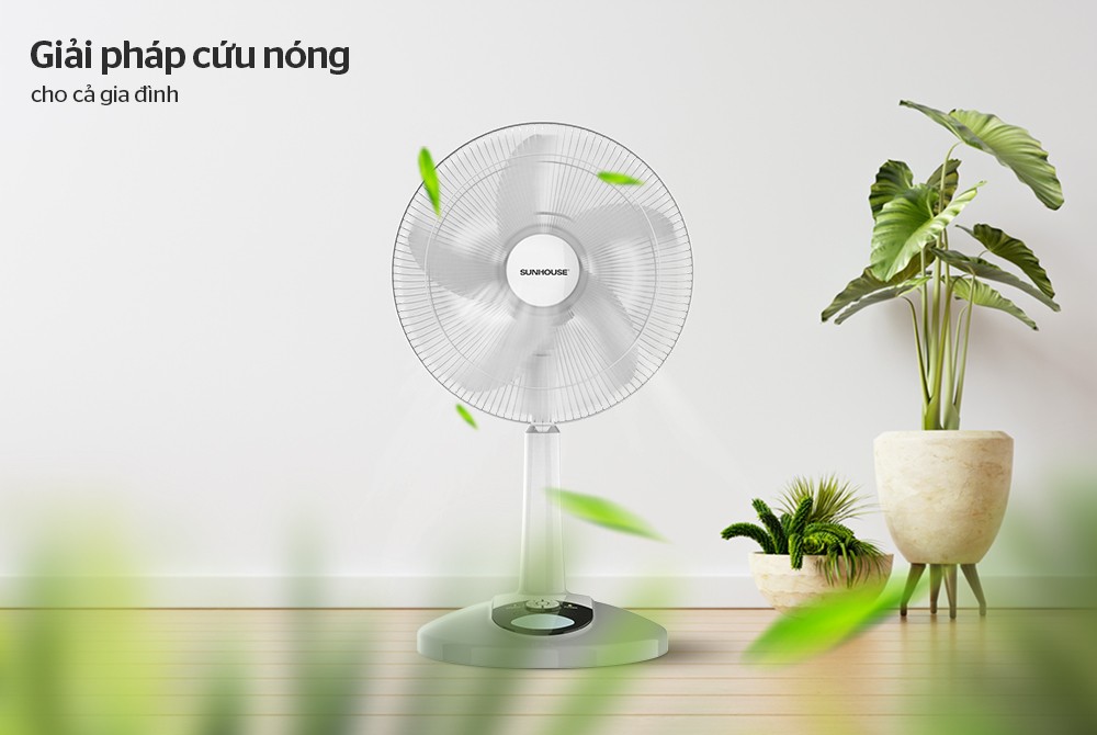 Quạt sạc Sunhouse SHD7228