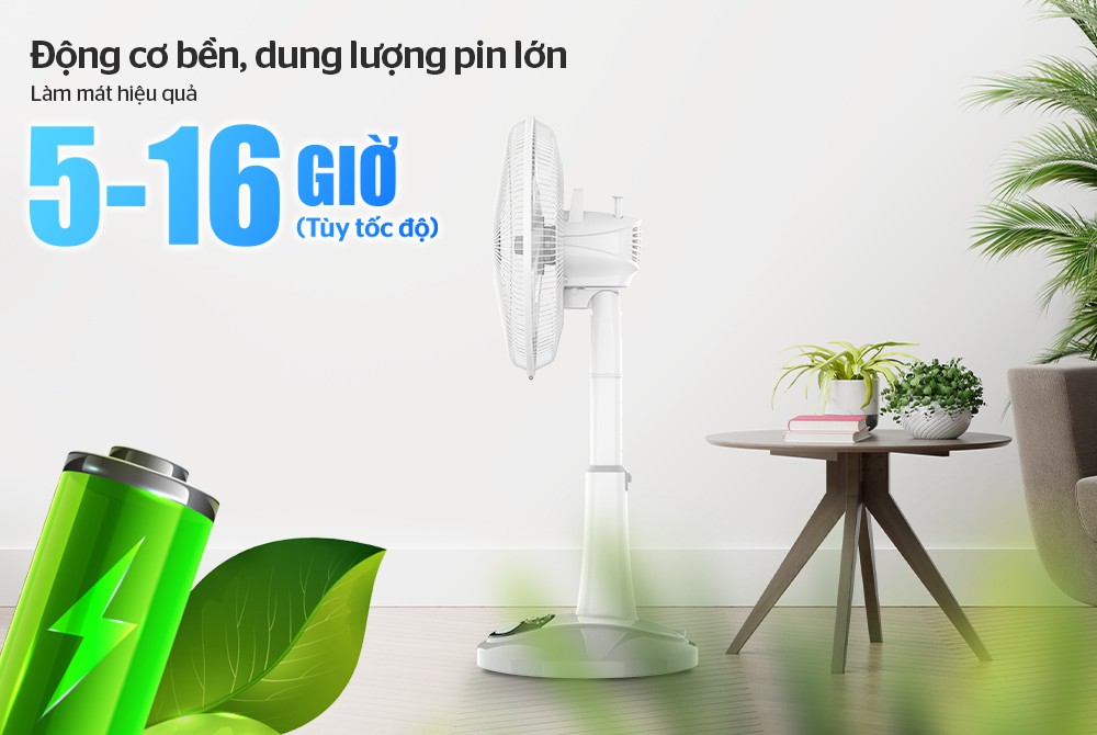 Quạt sạc Sunhouse SHD7228