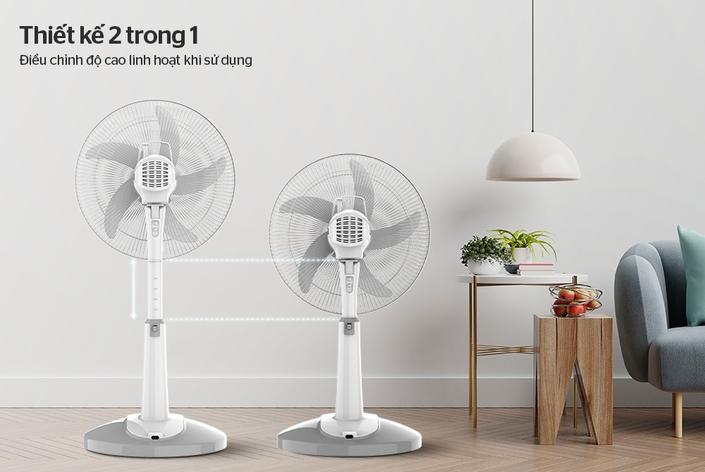 Quạt sạc Sunhouse SHD7228