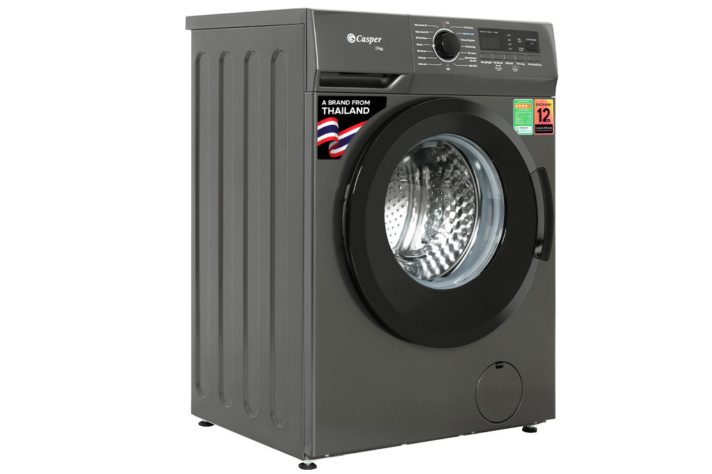 Máy giặt cửa ngang Casper 8kg EcoWash WF-8VG1