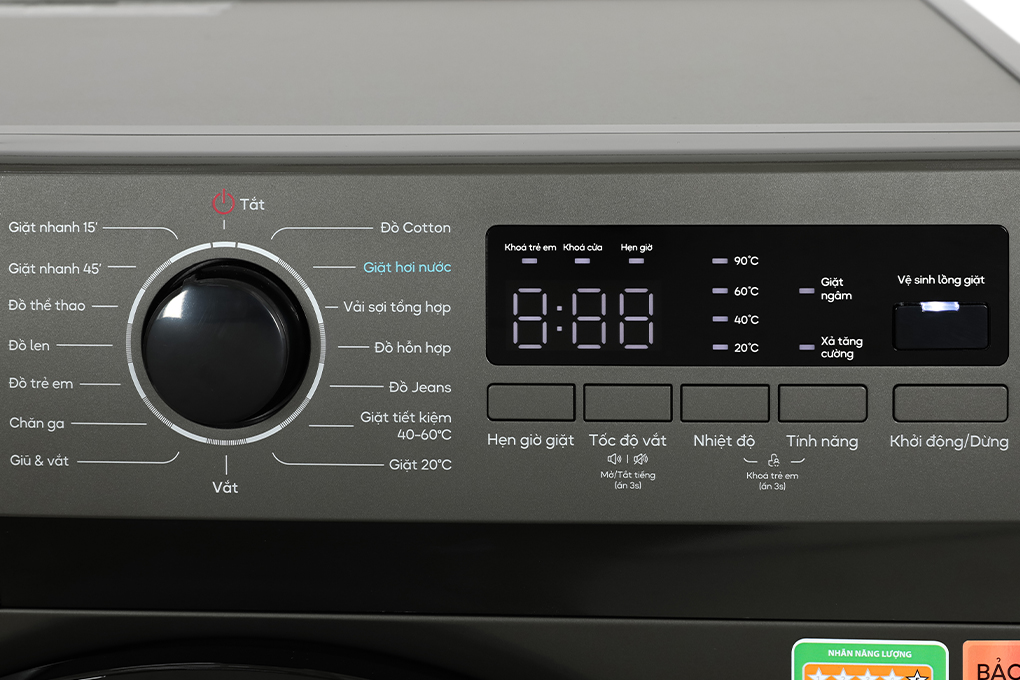 Máy giặt cửa ngang Casper 8kg EcoWash WF-8VG1