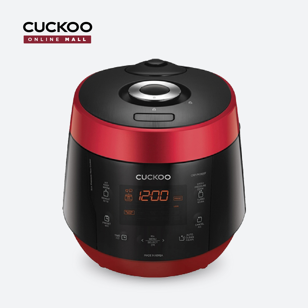 Nồi cơm điện tử áp suất Cuckoo 1.08 lít CRP-PK0600F/BKRDVN
