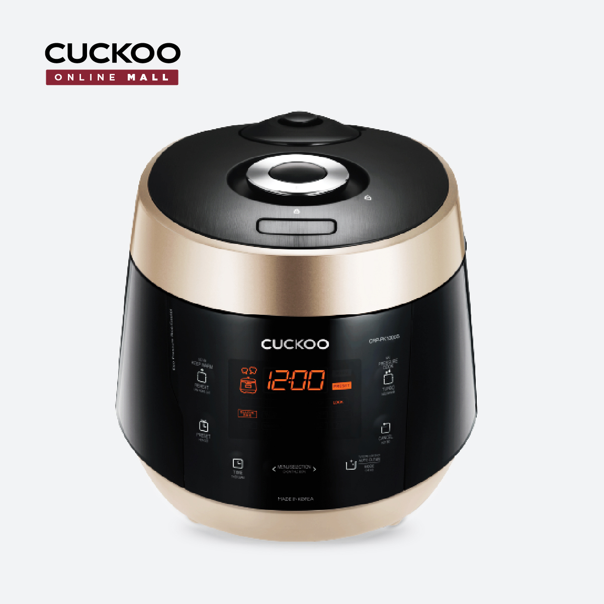 Nồi cơm điện tử áp suất Cuckoo 1.8 lít CRP-PK1000S/BKCGVNCV