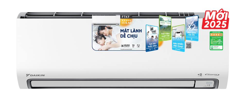 Máy lạnh Daikin Inverter 1 HP FTKF25ZVMV