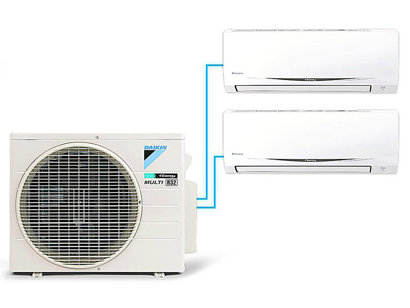 Combo Hệ Máy lạnh Multi S  Daikin Inverter 3.0 HP MKC70SVMV/CTKC35RVMV+CTKC35RVMV