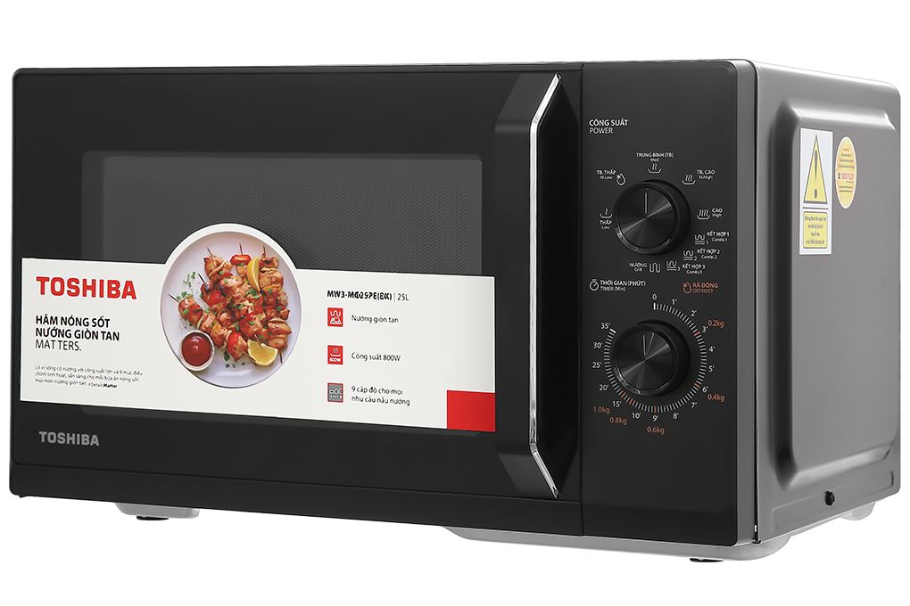 Lò vi sóng có nướng Toshiba MW3-MG25PE(BK) 25 lít