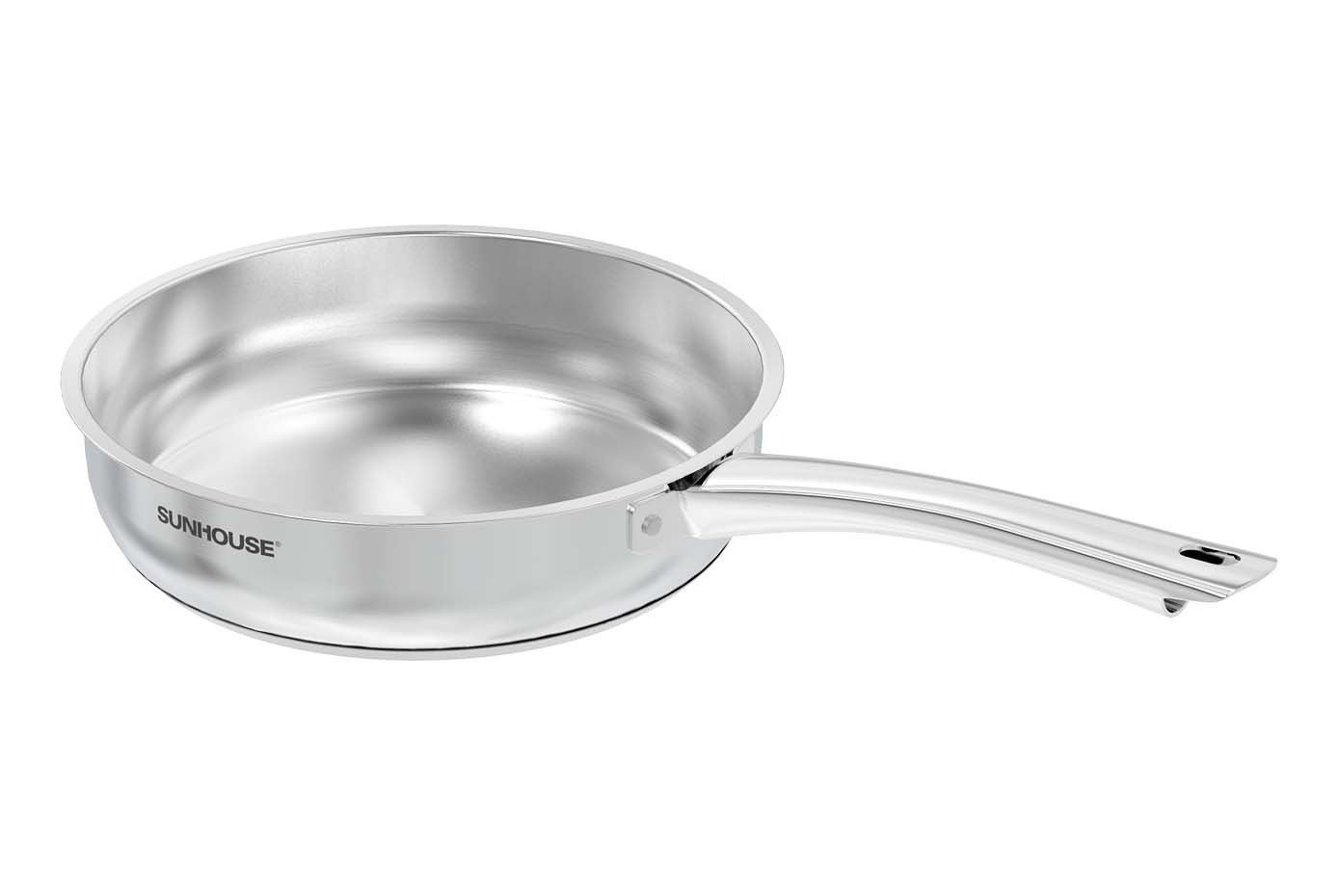 Bộ nồi chảo inox nắp kính Sunhouse SHG991
