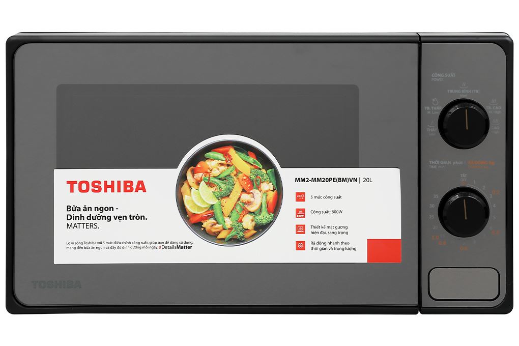 Lò vi sóng Toshiba MM2-MM20PE(BM)VN 20 lít