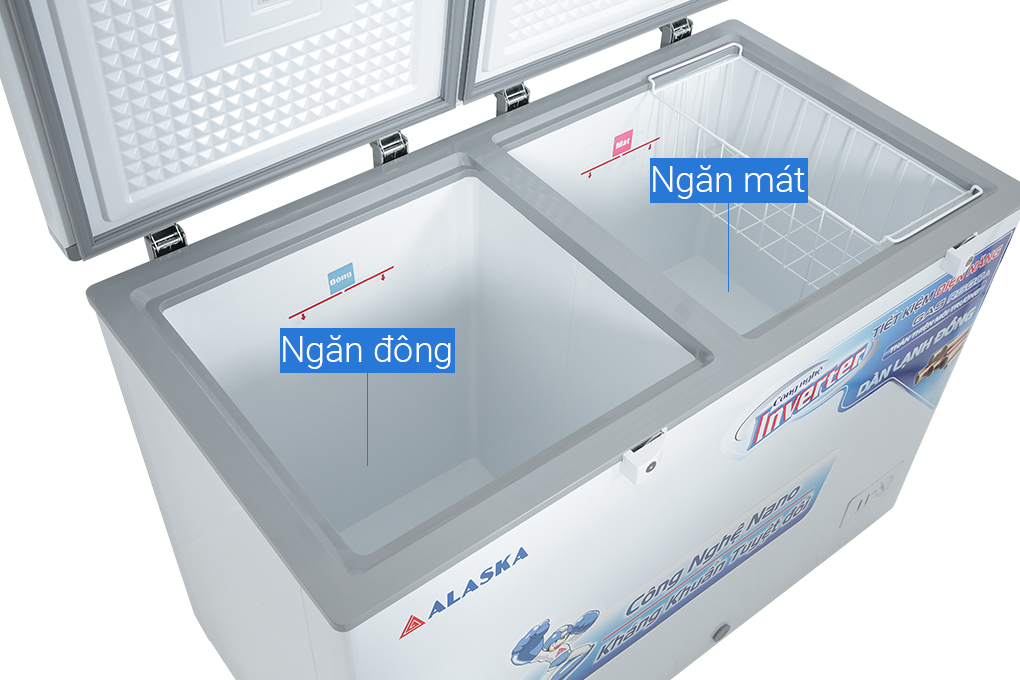 Tủ đông mát Alaska Inverter 282 lít BCD 4568CI