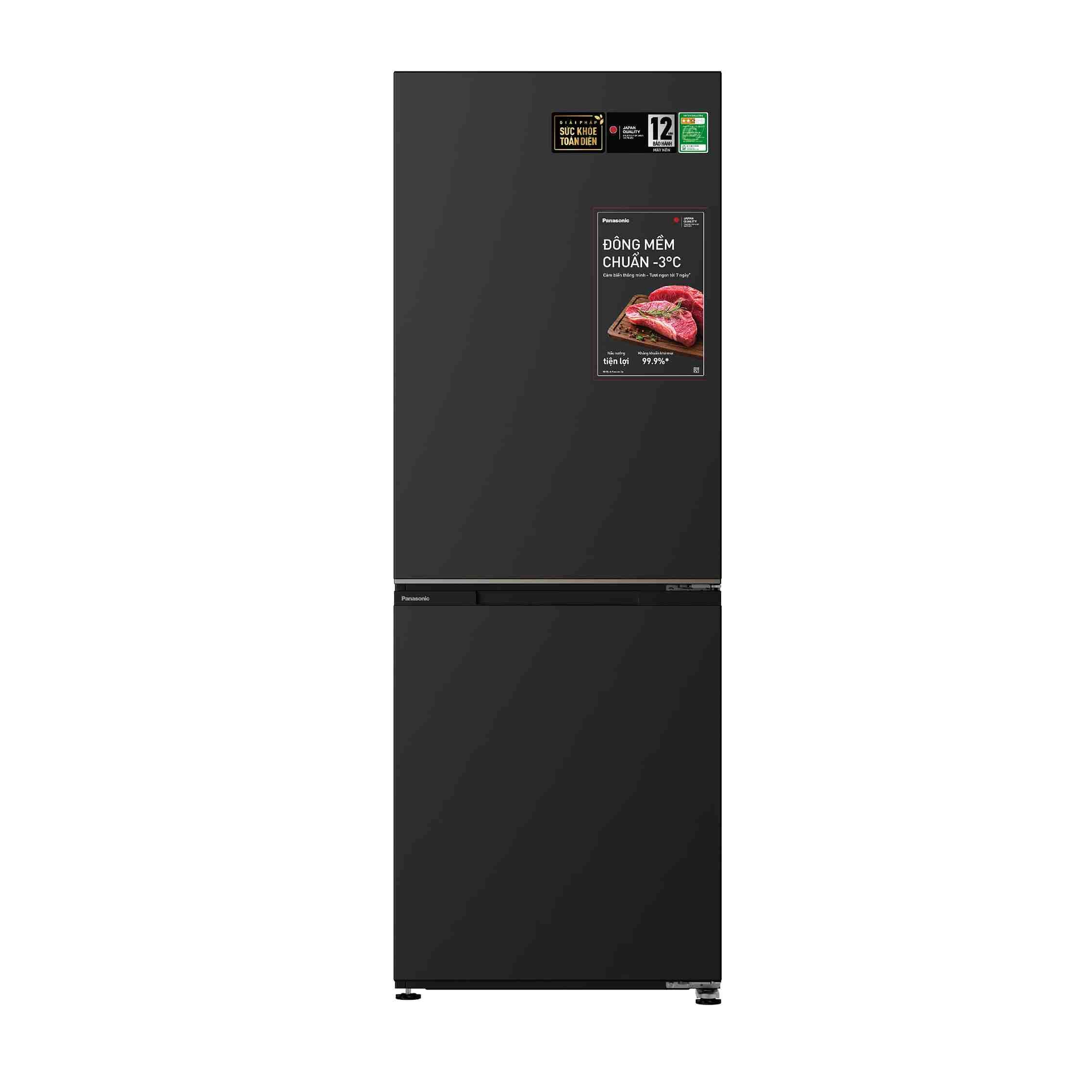 Tủ lạnh Panasonic Inverter 374 lít NR-BV412BWKV