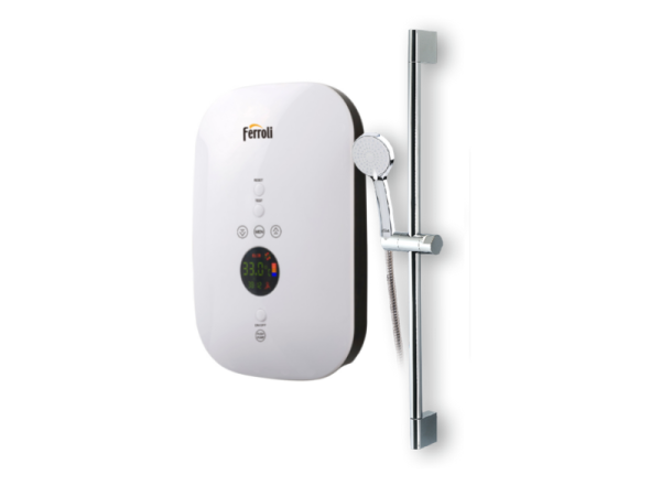 Máy nước nóng trực tiếp Ferroli DIVO SDP (hiển thị nhiệt độ, bơm tăng áp)