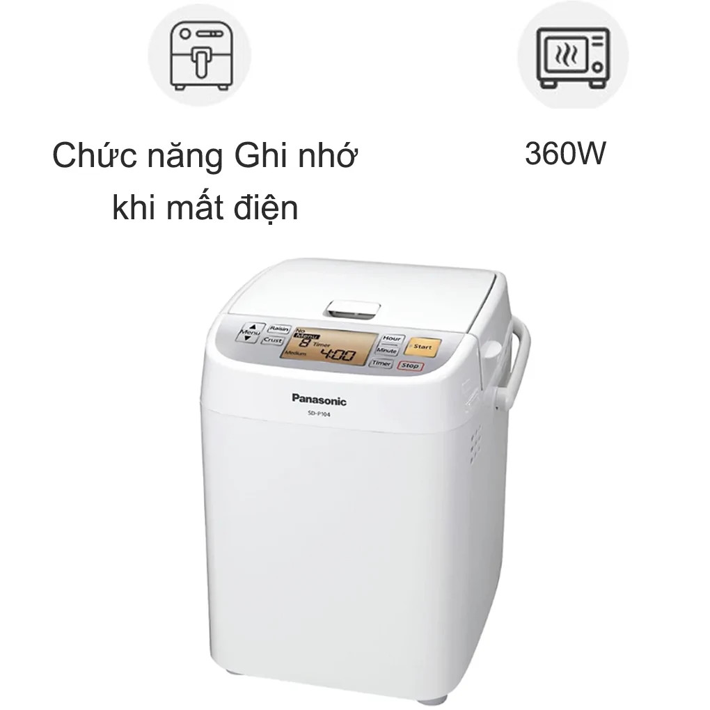 Máy làm bánh mì Panasonic SD-P104WRA