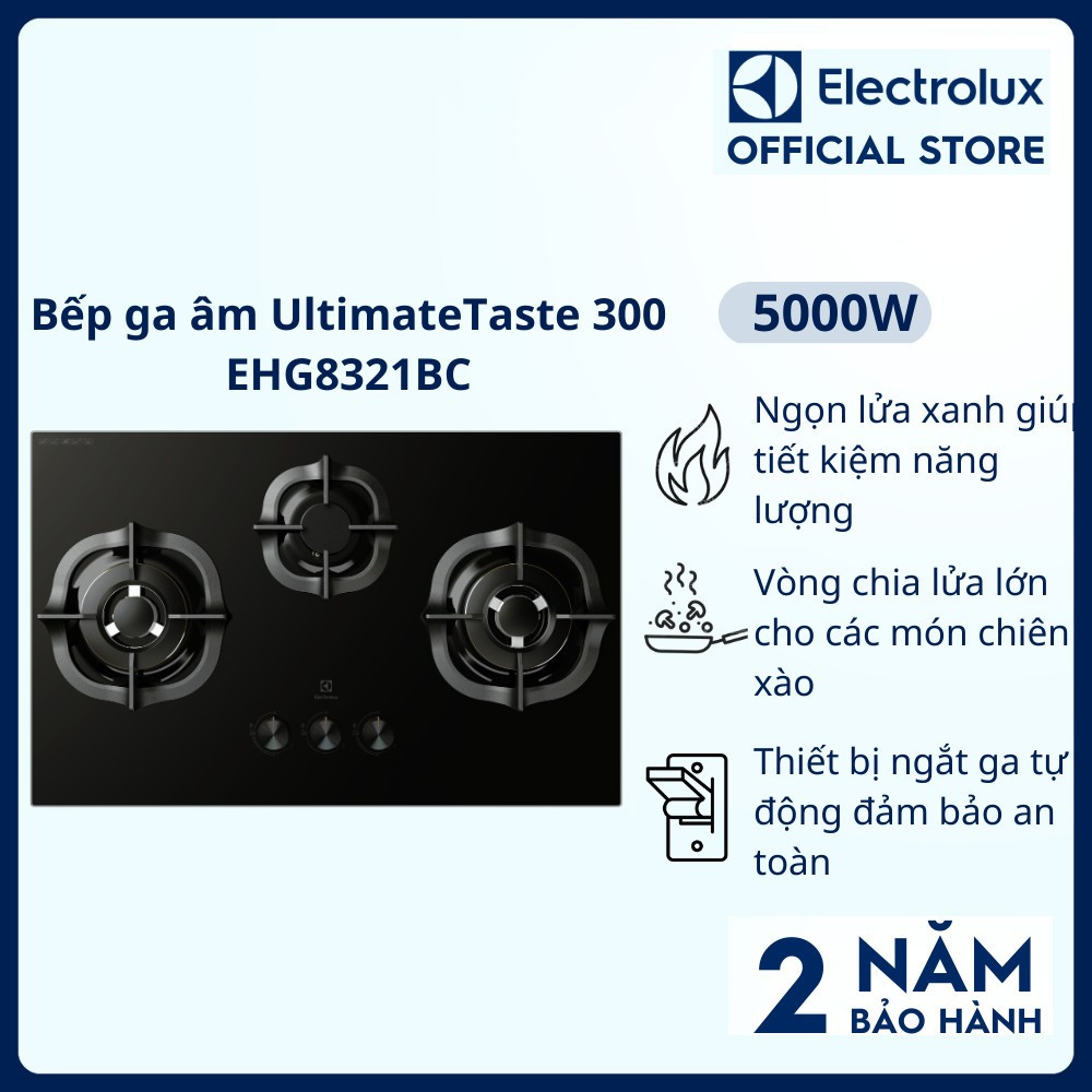 Bếp ga âm Electrolux EHG8321BC