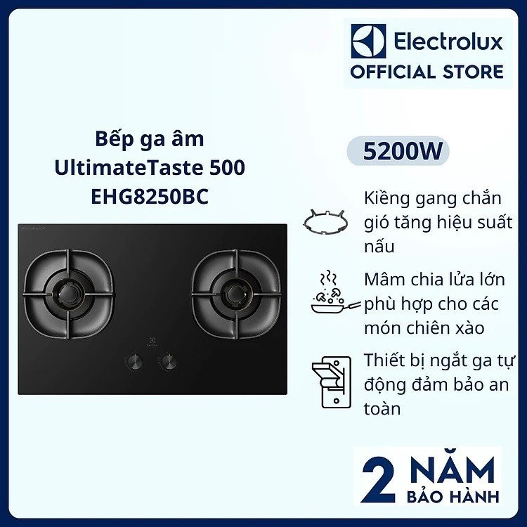 Bếp ga âm Electrolux EHG8250BC