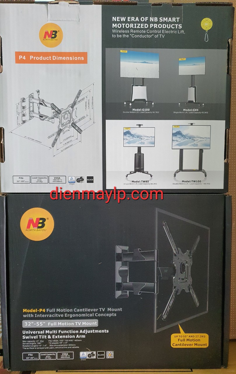 Khung treo Tivi North Bayou NB-P4 (32" - 55")