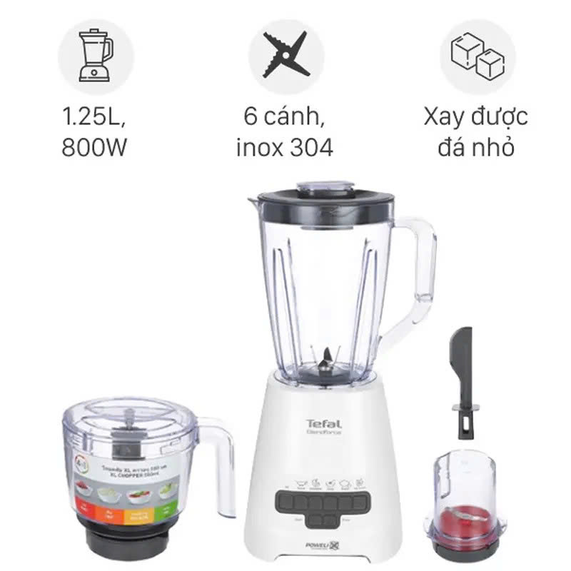 Máy xay sinh tố Tefal BlendForce+ Piano BL47YB66