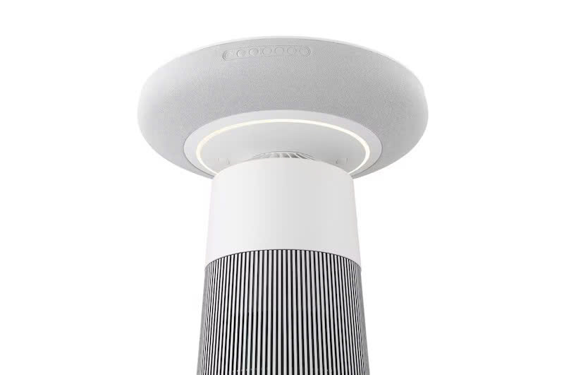 Máy lọc khí kết hợp loa bluetooth LG PuriCare™ Aerospeaker AS20GSHU0