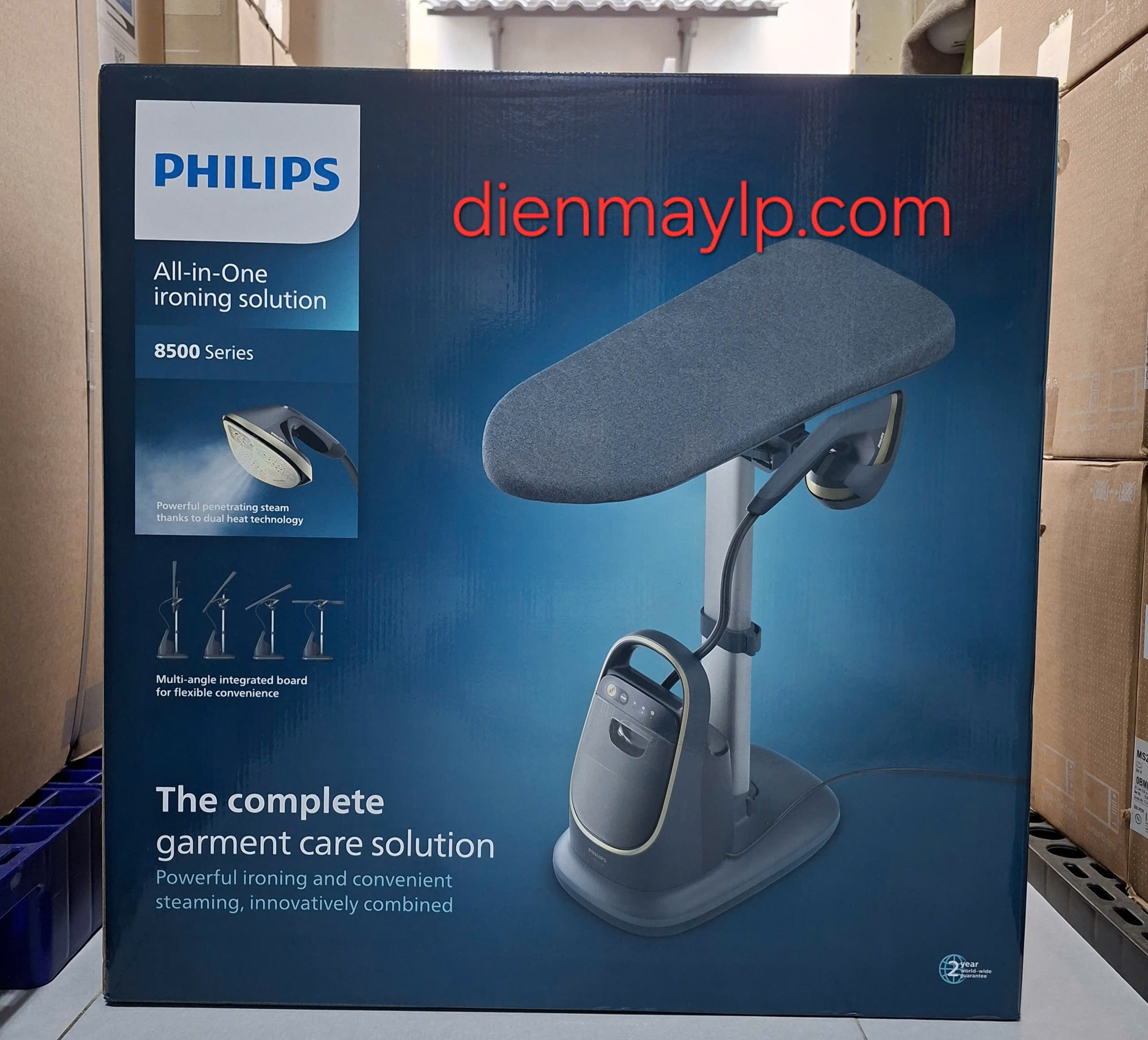 Bàn ủi hơi nước đứng Philips AIS8540/80 2400W