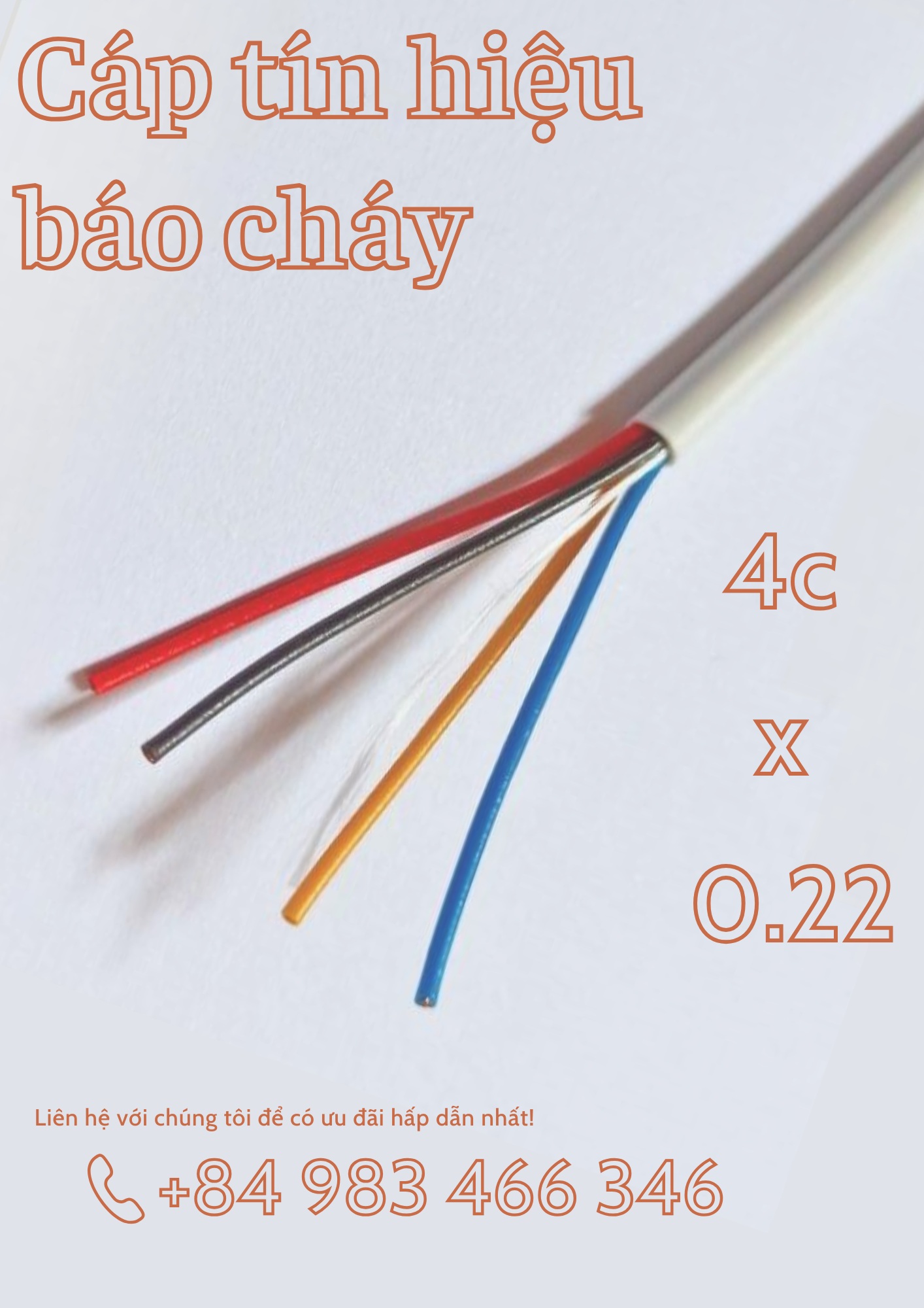 Cáp Tín Hiệu Báo Cháy 4 lõi AGTEK