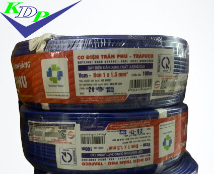 Dây Đơn Mềm 1X1.5 Trần Phú