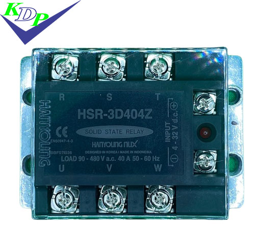 Rơ le bán dẫn Hanyoung HSR-3D404Z 40A 3 Pha