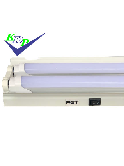 Máng led đôi 90cm có chóa có công tắc AGTCSNCT 209