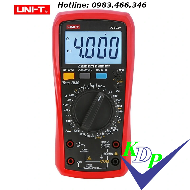 Đồng hồ vạn năng UNI-T UT105+