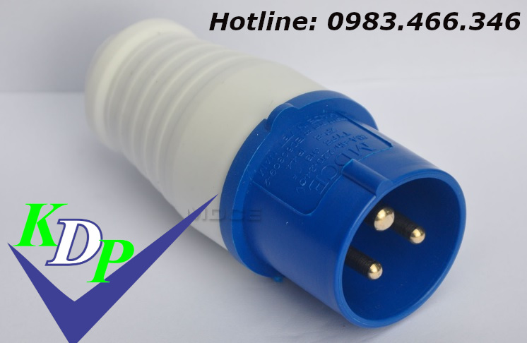 Phích công nghiệp 16A di động 3 chân MD013