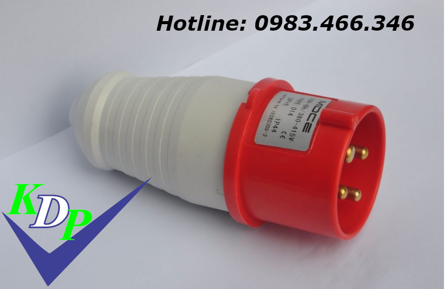 Phích công nghiệp 16A di động 4 chân MD014