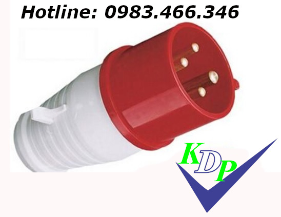 Phích công nghiệp 32A di động 4 chân MD024