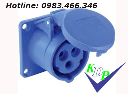 Ổ cắm công nghiệp 16A cố định 3 chân MD313