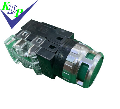 Nút nhấn nhả Hanyoung CRX-G25MAG | Phi 25 có đèn Xanh